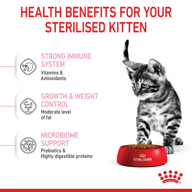 Alimento para Gato Royal Canin FHN Kitten Sterilised Hasta los 12 Meses - Image 4