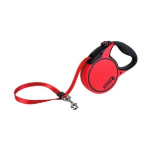 Correa para Perro Kong Retractil Terrain Rojo
