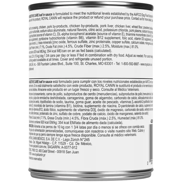 Lata Royal Canin para Perro CCN Digestive Care 0.38 kg - Image 2