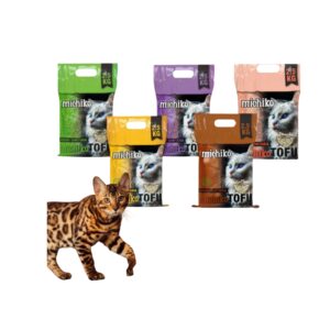 Arena para Gato Michiko Tofu de 2.5 Kg