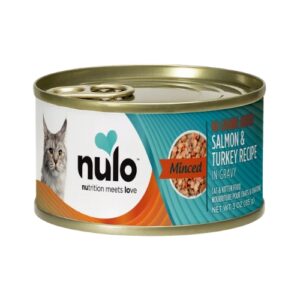 Lata Nulo para Gatos Salmón y Pavo en Salsa 85g