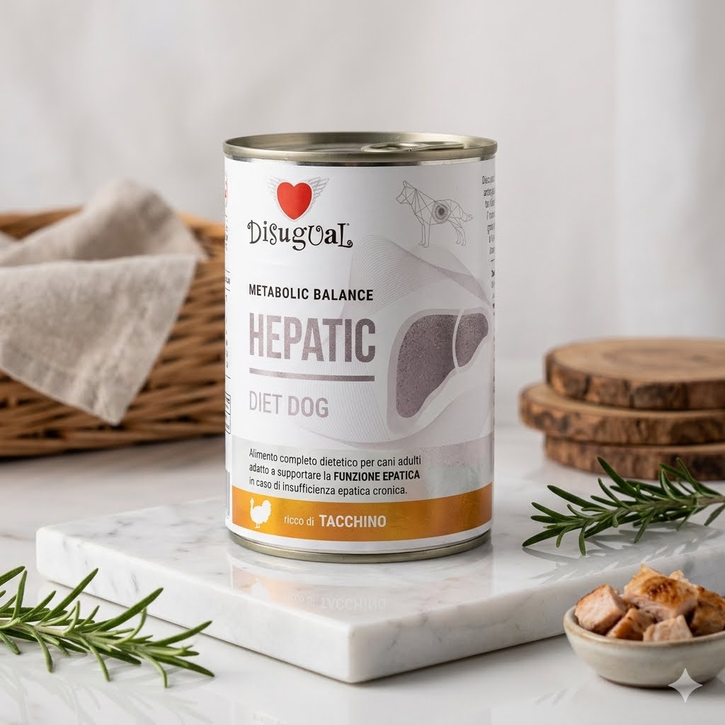 Lata Disugual para Perro Hepatic Diet Sabor a Pavo 400g - Image 2