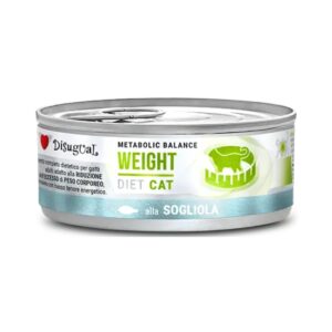 Lata Disugual para Gato Weight Sabor a Pescado Sole 85g