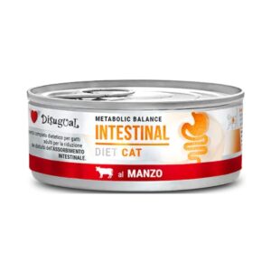 Lata  Disugual para Gato Intestinal Sabor Carne 85g