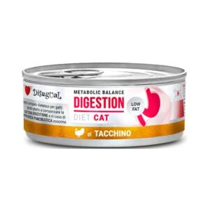 Lata Disugual para Gato Digestion Low Sabor Pavo 85g