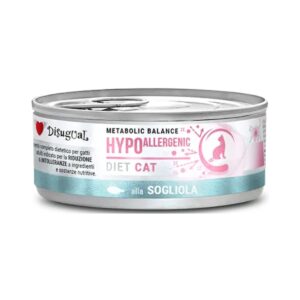 Lata Disugual para Gato Hipoallargenic Sabor a Pescado Sole 85g