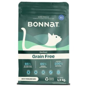 Bonnat Grain Free para Gato Adulto Sterilizado 1.5kg