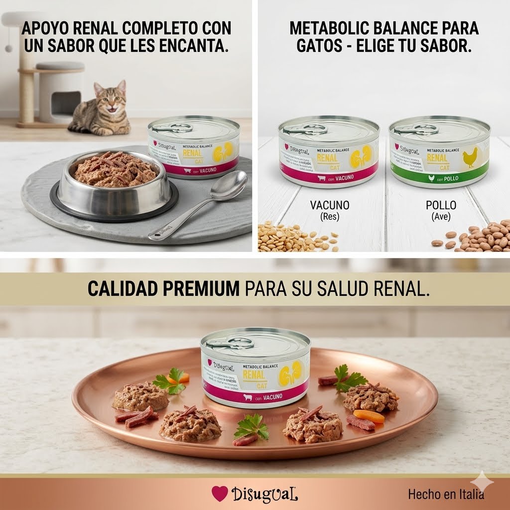 Lata Disugual para Gato Renal Diet Carne 85g - Image 2