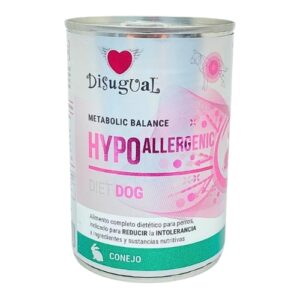 Lata Disugual para Perro Hipoallergenic de Conejo  400g