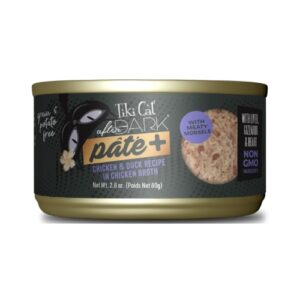 Tiki Cat After Dark Paté + Receta de Pollo en Caldo de Pollo 80g
